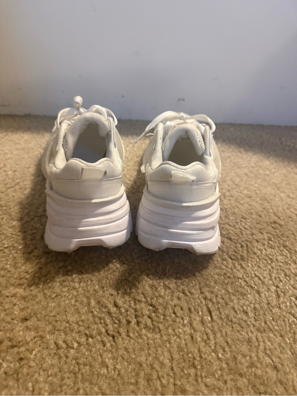 Nike Women’s White Floral Mesh Sneakers - Picture 3 of 5